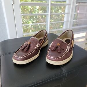 Sperry Top Sider Dark Brown Loafers SZ 6